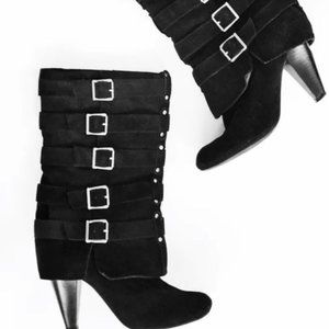 Women's Mia Royal boots black suede leather